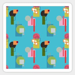 Mid Century Modern Pattern 01 Magnet